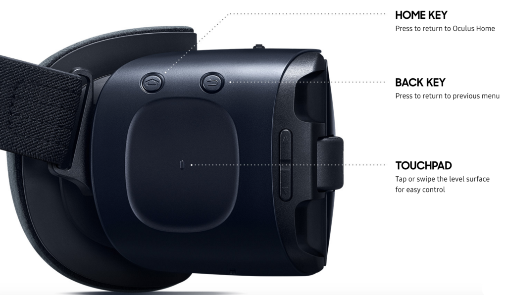 Samsung Gear VR porn - buttons